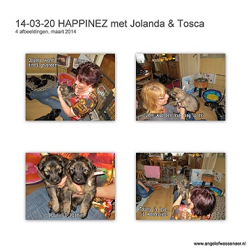 Jolanda & Tosca komen knuffelen
